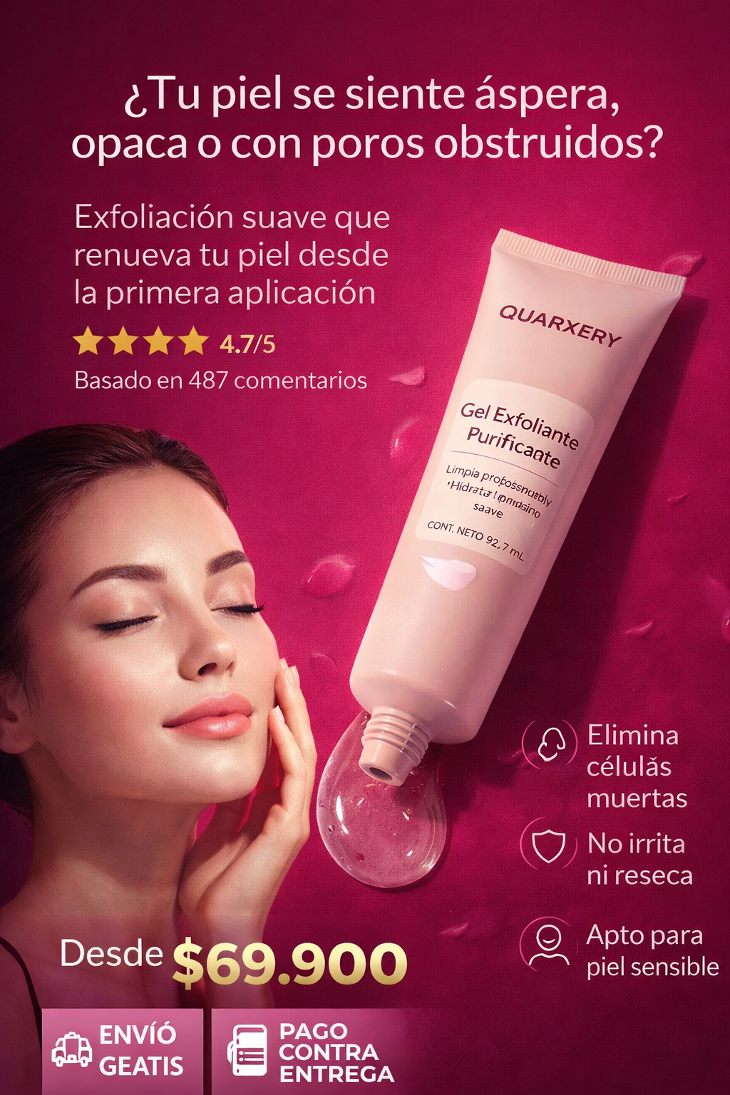 QUARXERY💃CREMA CORRECTORA PARA EL CUERPO