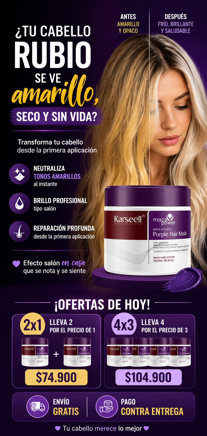 KERATINA KAISEELL MORADA 💃